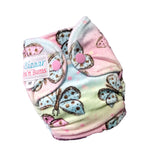 Newborn Front Snap Cloth Nappy #05 - minky