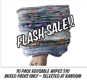 FLASH SALE- 10PK MIX WIPES